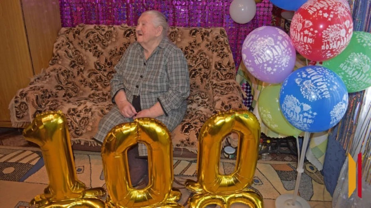 Жительница Лисок отметила 100-летний юбилей. Жительница Лисок отметила 100-летний юбилей.